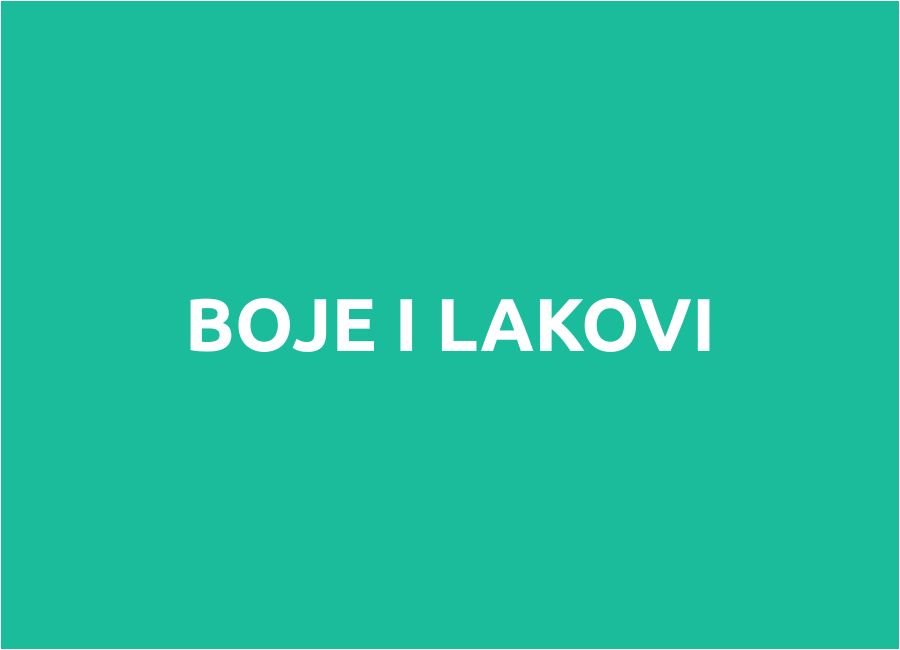 BOJE I LAKOVI